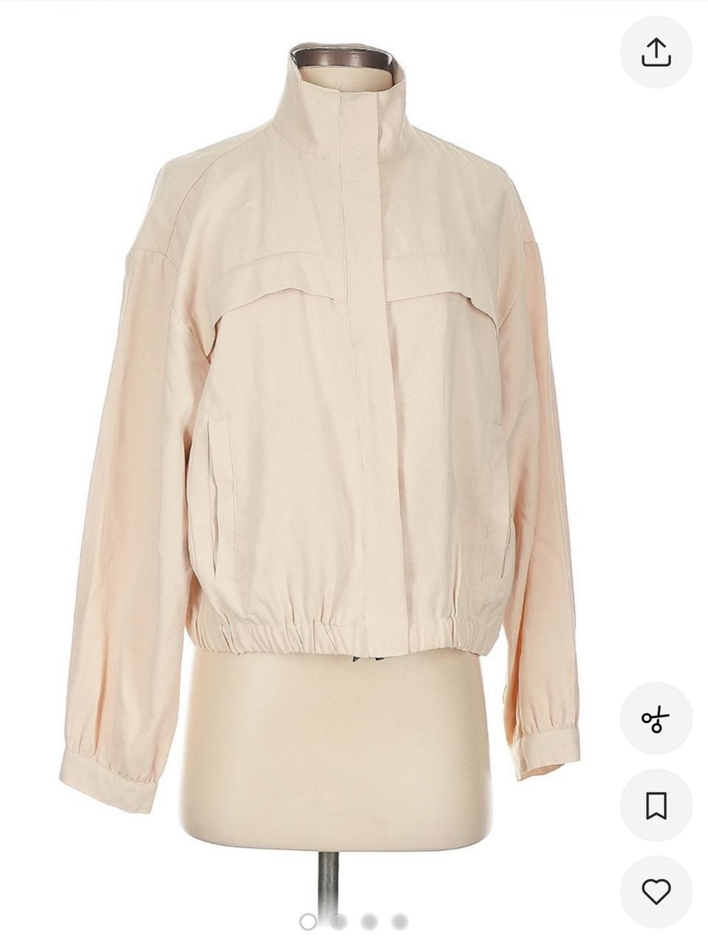 Nine West cream Bomber Jacket